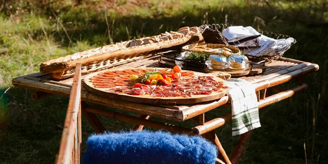 Merienda en otoño